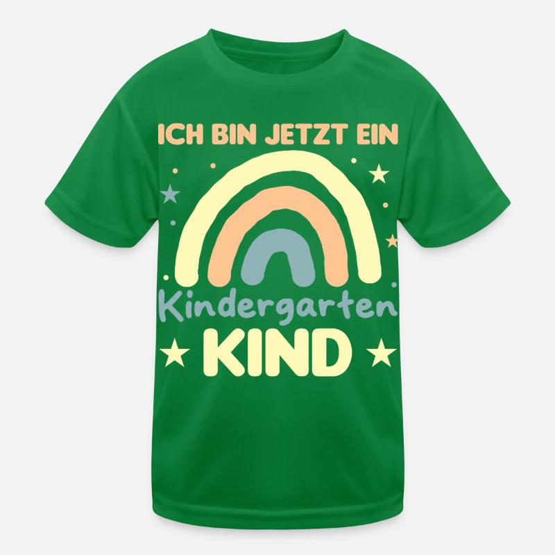 Enfant de maternelle Arc-en-ciel Je suis maintenant dans le T-shirt sport Enfant