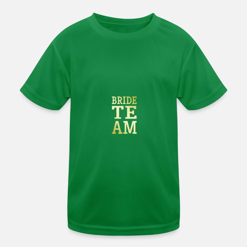 Bride Team Kids Functional T-Shirt