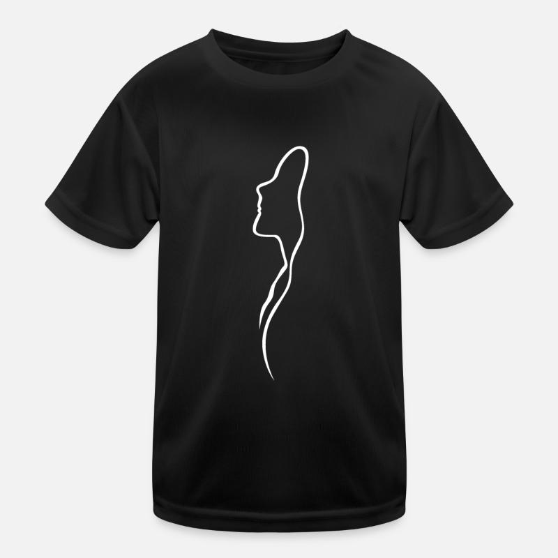 femme silhouette T-shirt sport Enfant