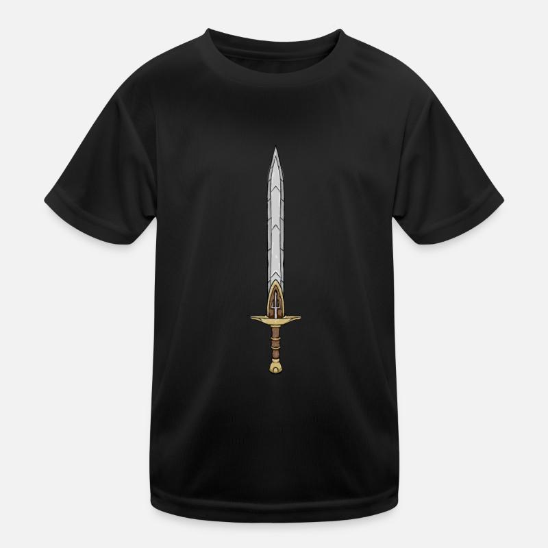 Gladiator Sword Kids Functional T-Shirt