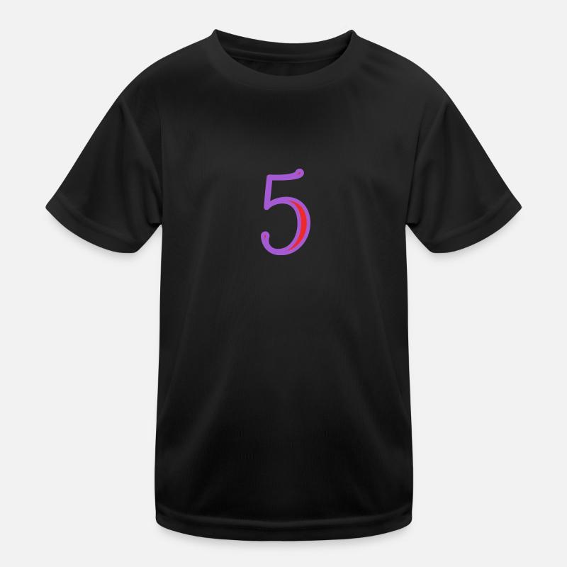 5. 5 ANS. 5e ANNIVERSAIRE. ANNIVERSAIRE 5 ANS T-shirt sport Enfant