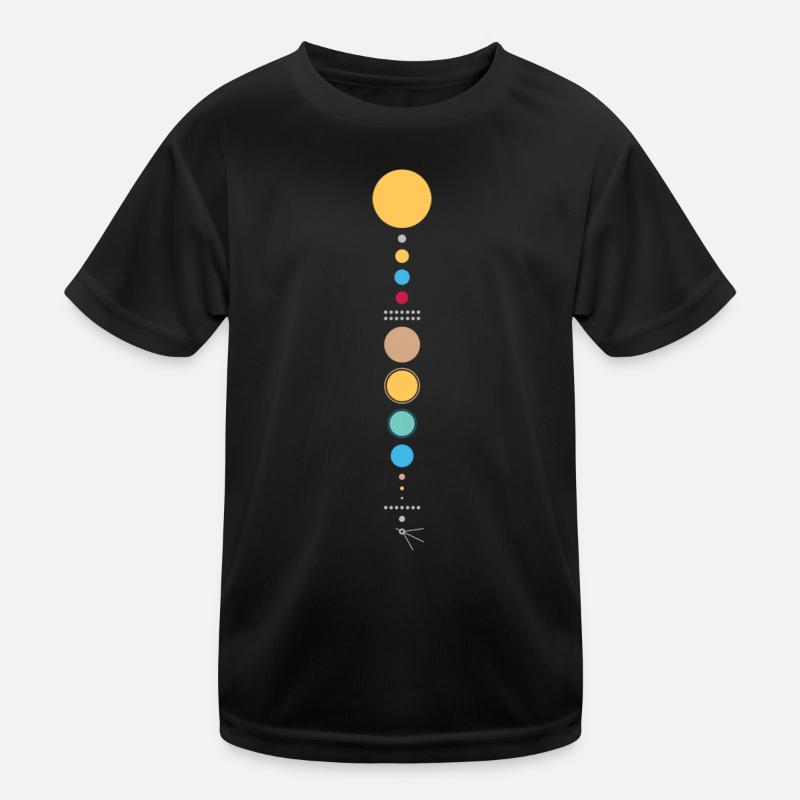 Sonnensystem Kinder Funktions-T-Shirt