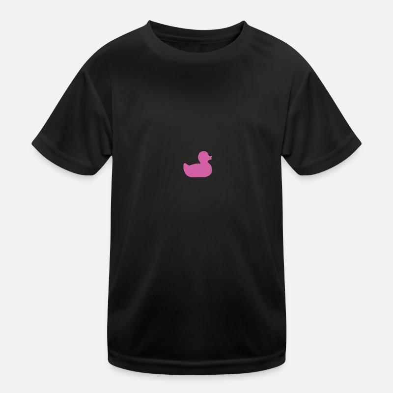 Duck pink / squeaky duck / pink duck Kids Functional T-Shirt