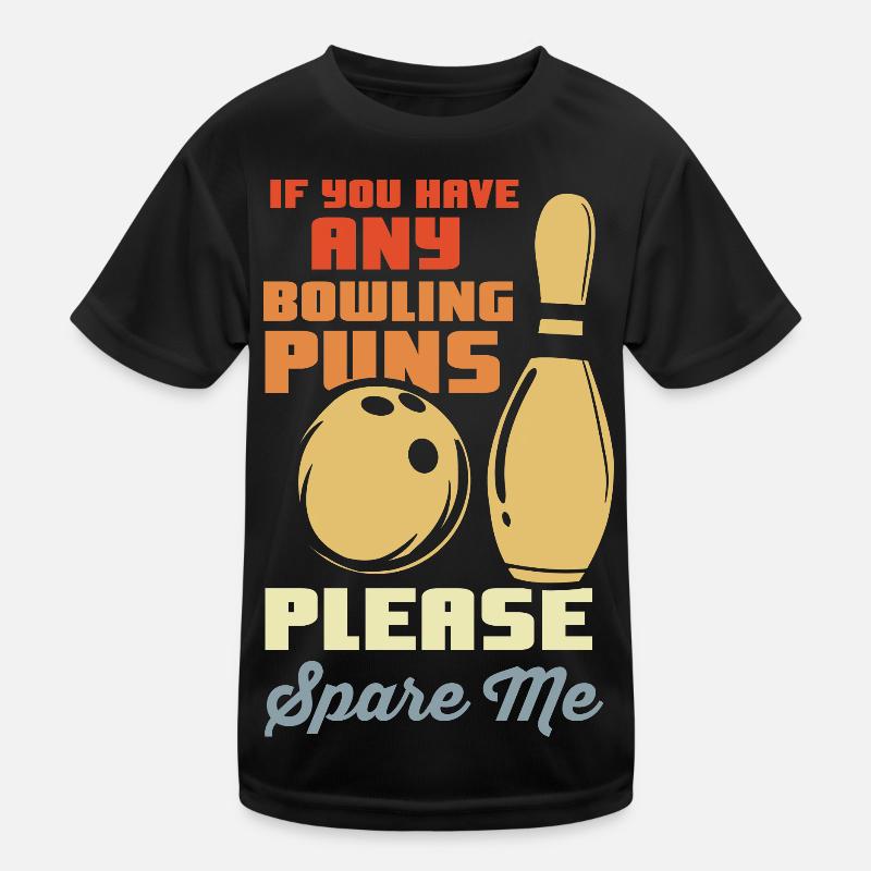 Bowler Witz Kinder Funktions-T-Shirt