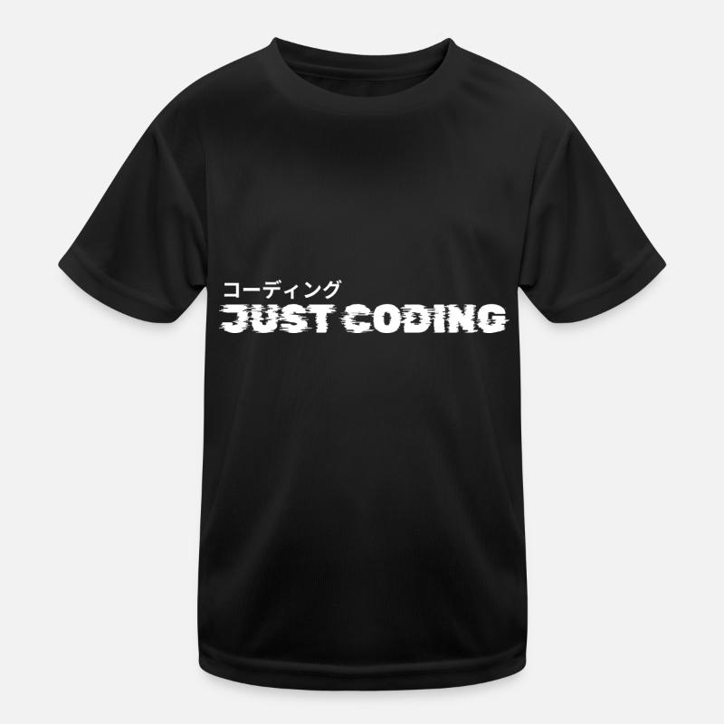 LUZILLION CODER COUTURE, JUST CODING Kids Functional T-Shirt