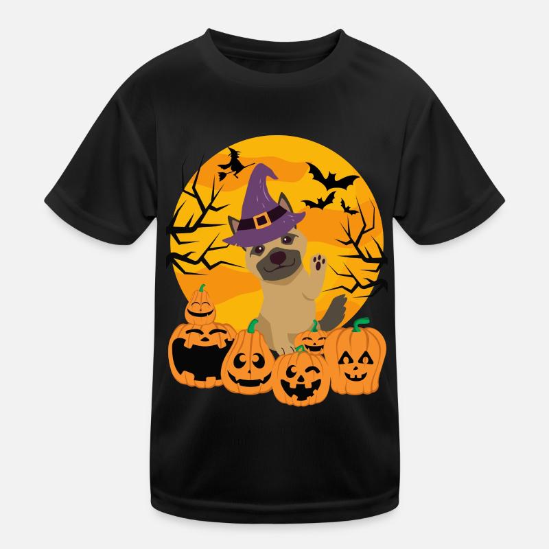 Cute German Shepherd Halloween Costume Dog Kids Functional T-Shirt
