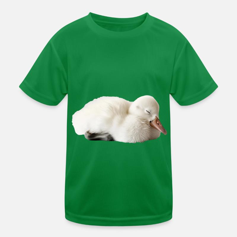 Schwan Kinder Funktions-T-Shirt
