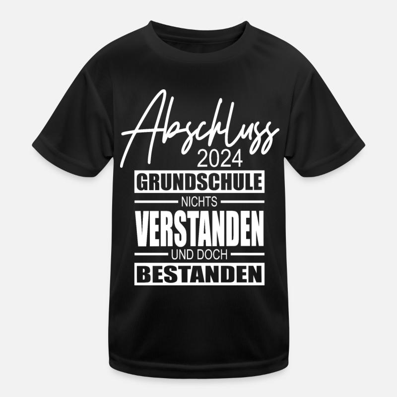 Abschluss 2024 Grundschule Kinder Funktions-T-Shirt