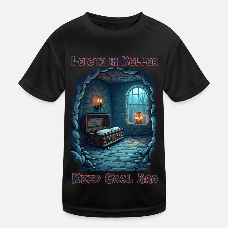 Corpse in the Basement - Keep cool Bro Kids Functional T-Shirt
