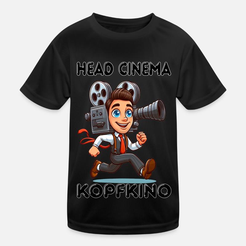 Cinéma de tête - Expression allemande T-shirt sport Enfant