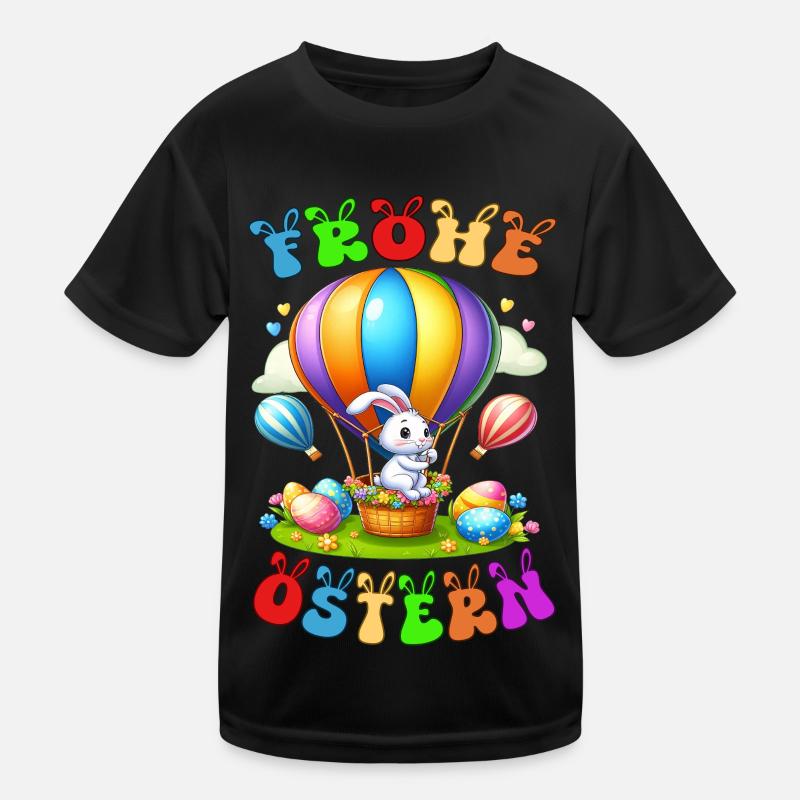 Happy Easter Kids Functional T-Shirt