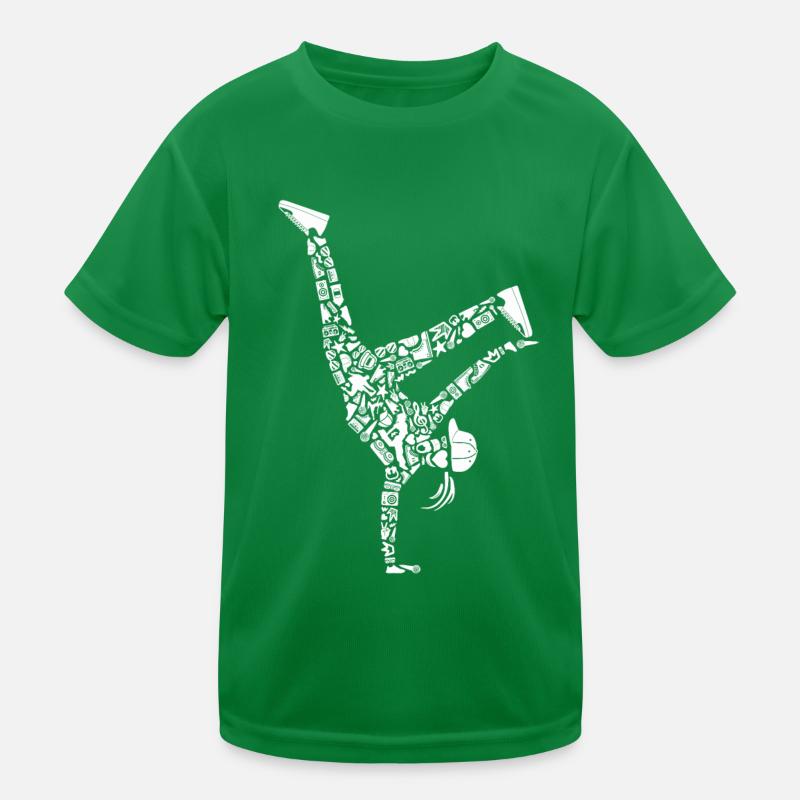 Breakdancing Breakdancer Mädchen Frauen Breakdance Kinder Funktions-T-Shirt