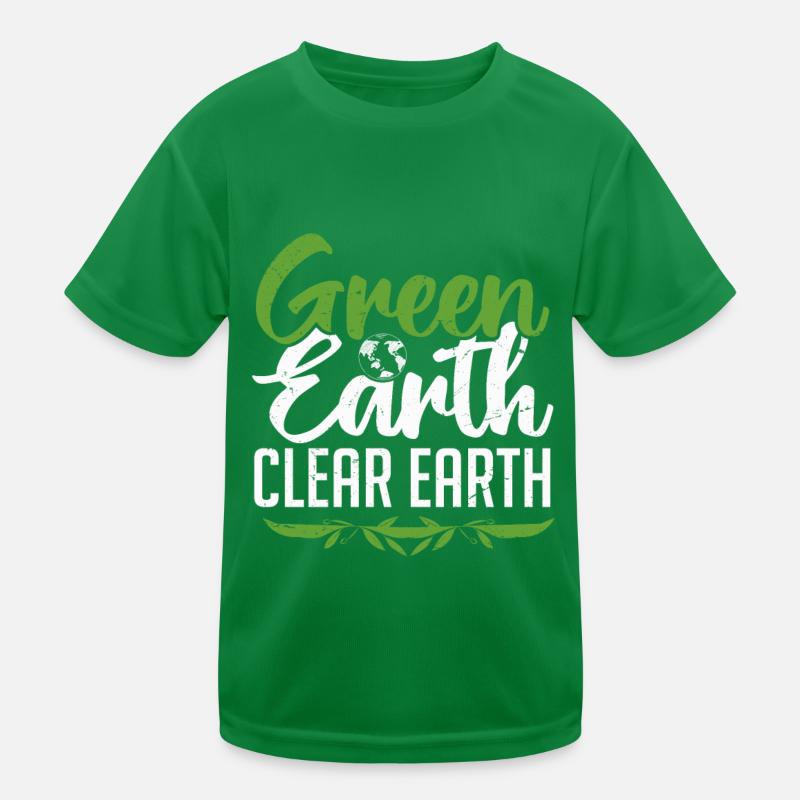 Welttag der Erde - Tag der Erde Kinder Funktions-T-Shirt