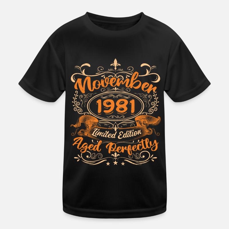November 1981 Limited Edition T-shirt sport Enfant