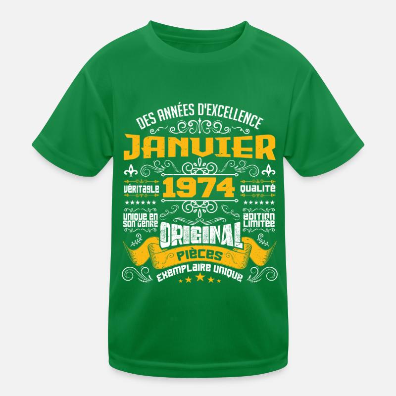 JANVIER 1974 | ORIGINAL PIÈCES T-shirt sport Enfant
