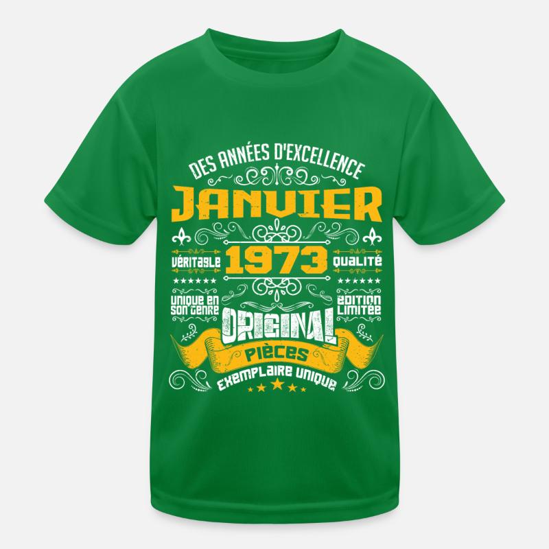 JANVIER 1973 | ORIGINAL PIÈCES T-shirt sport Enfant