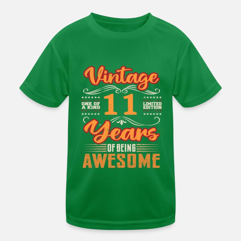 Vintage | 11 birthday gift ideas Kids Functional T-Shirt