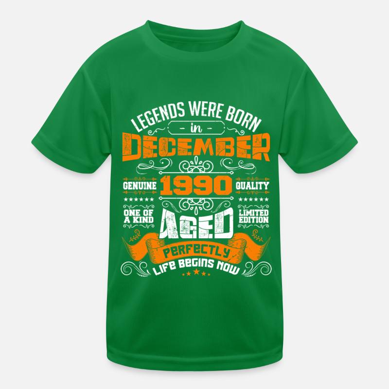 Legends were born in December 1990 | gift T-shirt sport Enfant