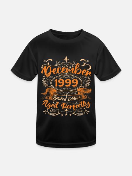 December 1999 | Limited Edition - Kids Functional T-Shirt - black - Front