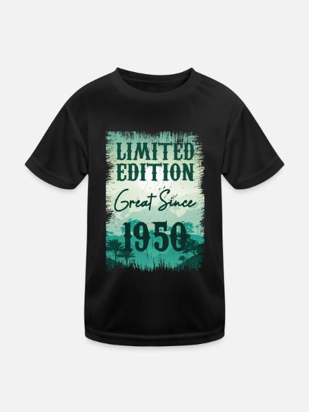 One of a kind since 1950 - Kids Functional T-Shirt - black - Front