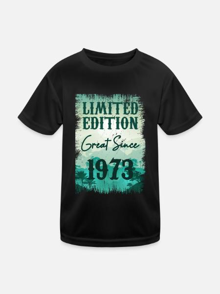 One of a kind since 1973 - Kids Functional T-Shirt - black - Front
