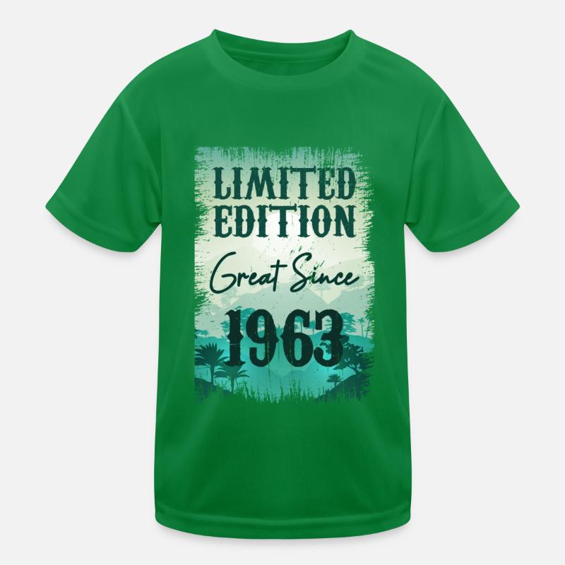 Einzigartig seit 1963 Kinder Funktions-T-Shirt