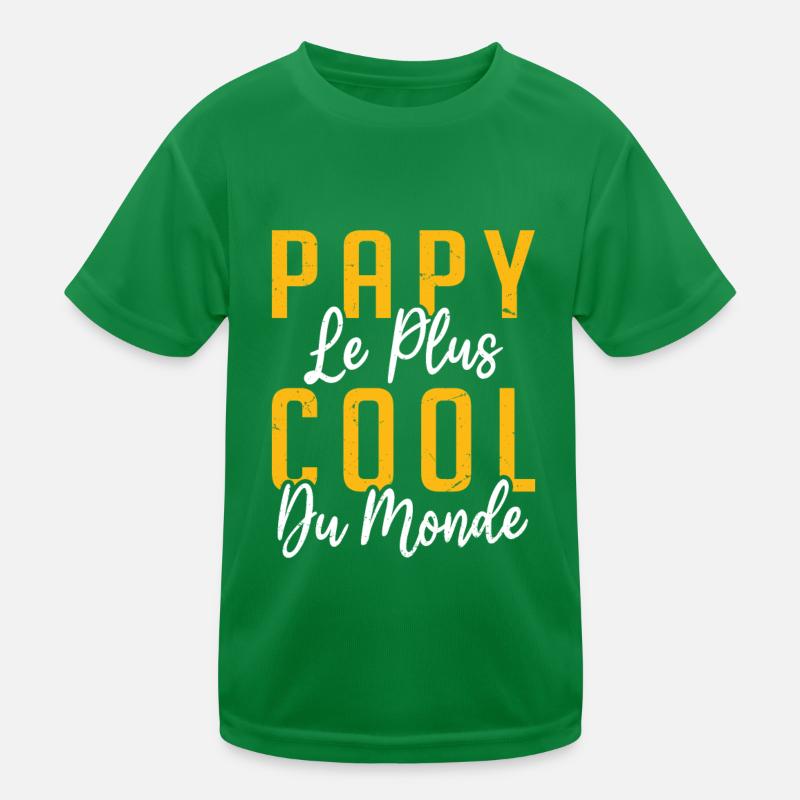 Papy le Plus Cool du monde T-shirt sport Enfant