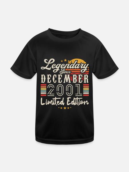 Legendary since December 2001 Limited Edition - T-shirt sport Enfant - noir - Devant