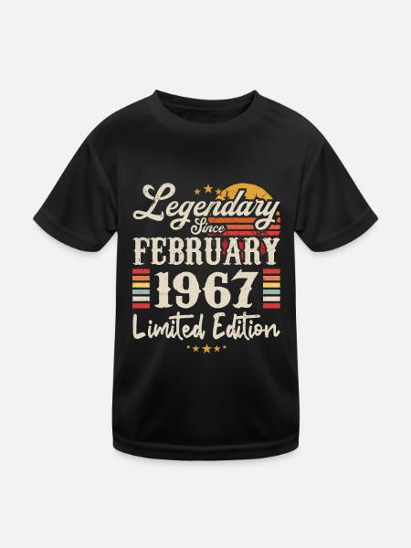 Legendary Since February 1967 | Limited Edition - T-shirt sport Enfant - noir - Devant