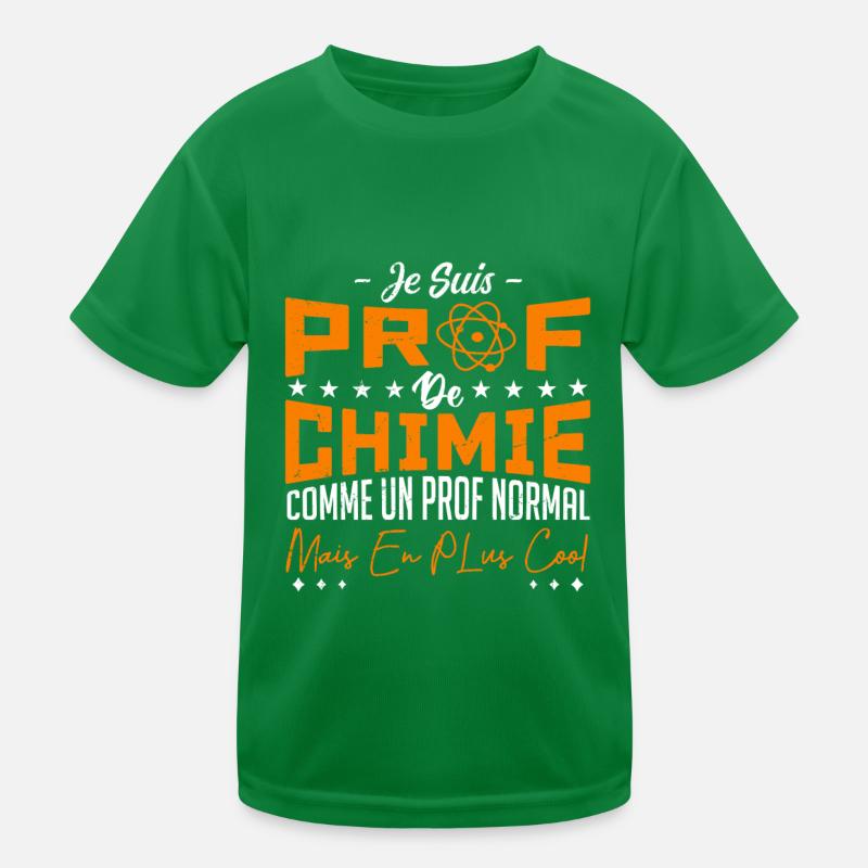 meilleur prof de chimie T-shirt sport Enfant