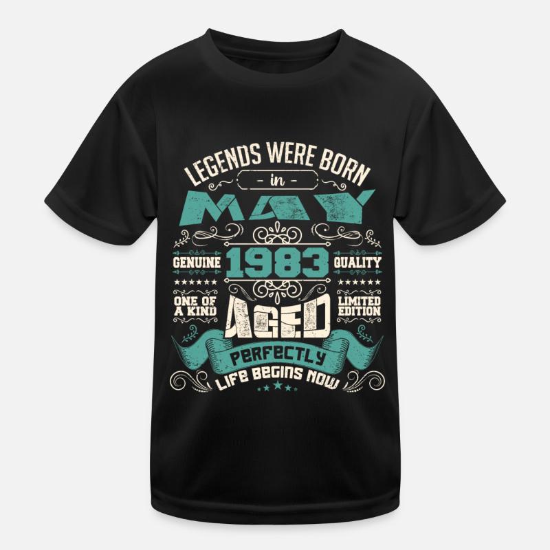 Legends were born in May 1983 | Limited Edition T-shirt sport Enfant
