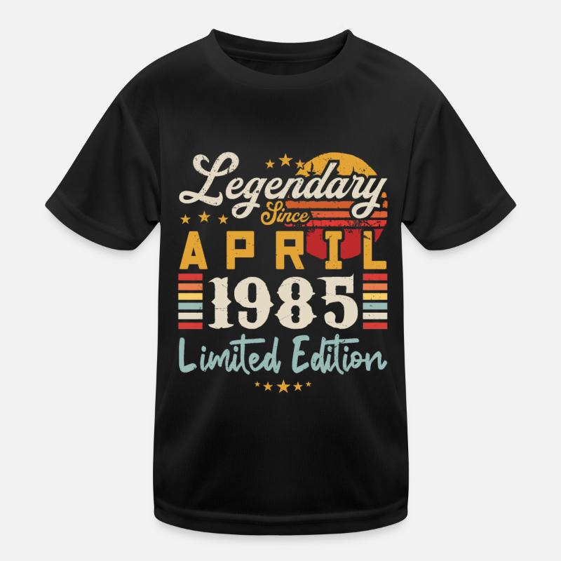 Legendär seit April 1985 | Limitierte Auflage Kinder Funktions-T-Shirt