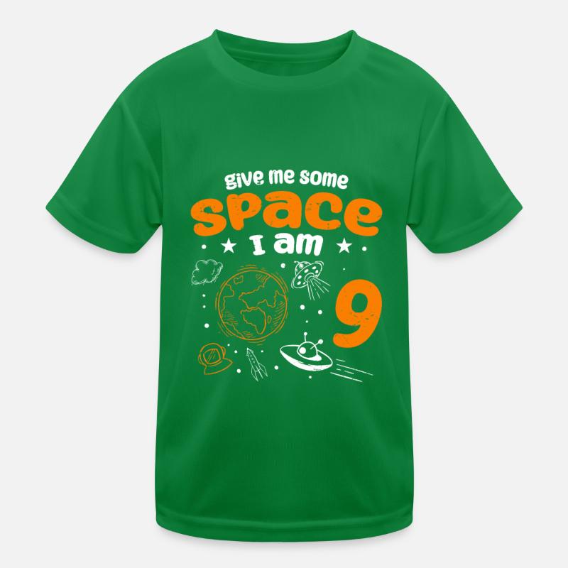 Gebt mir etwas Platz, ich bin 9 Astronauten Kinder Funktions-T-Shirt