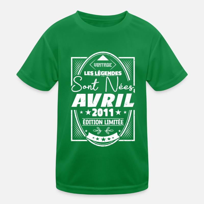 Avril 2011 T-shirt sport Enfant