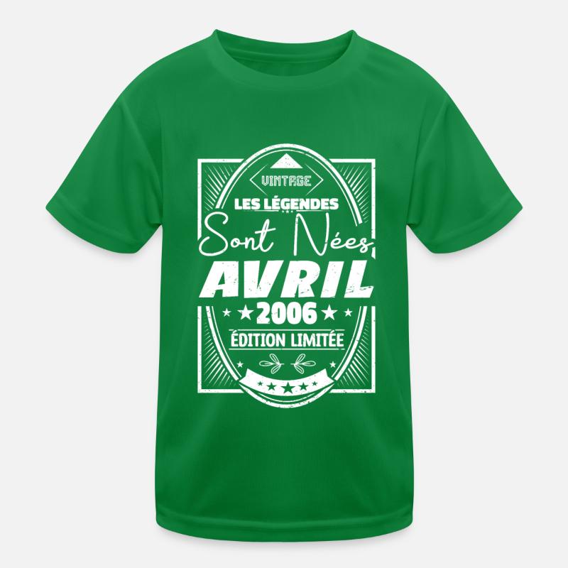 Avril 2006 T-shirt sport Enfant