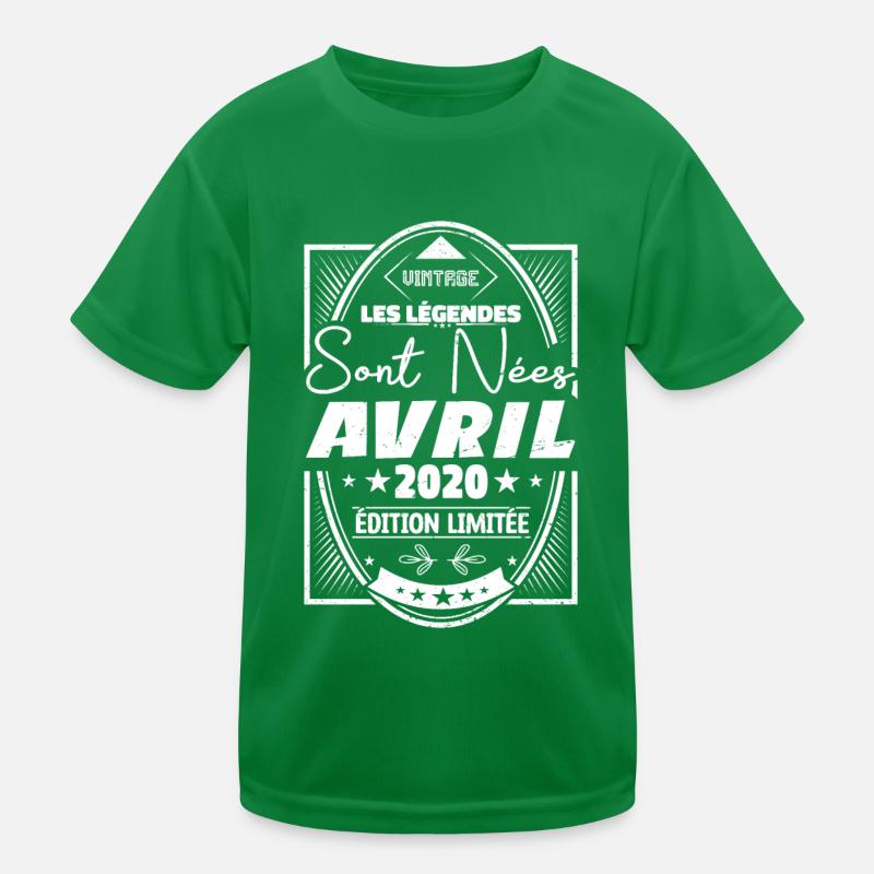 Avril 2020 T-shirt sport Enfant
