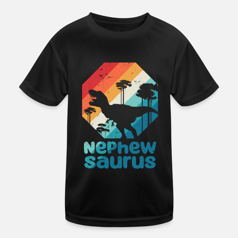 Nephewsaurus T Rex Dinosaur Nephew Saurus Family T-shirt sport Enfant