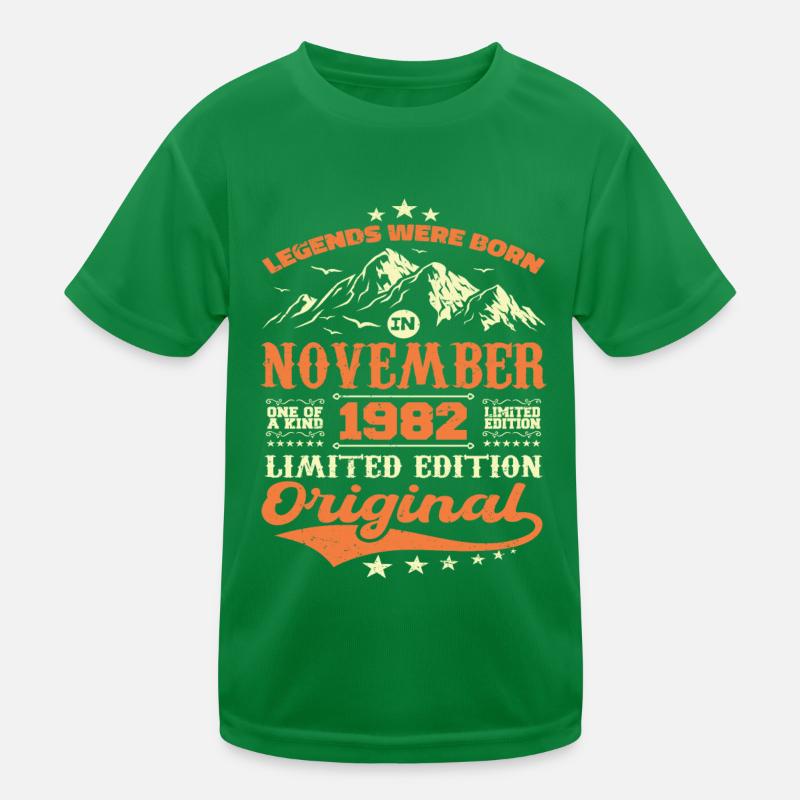 Legendär seit November 1982 - limitierte Auflage Kinder Funktions-T-Shirt