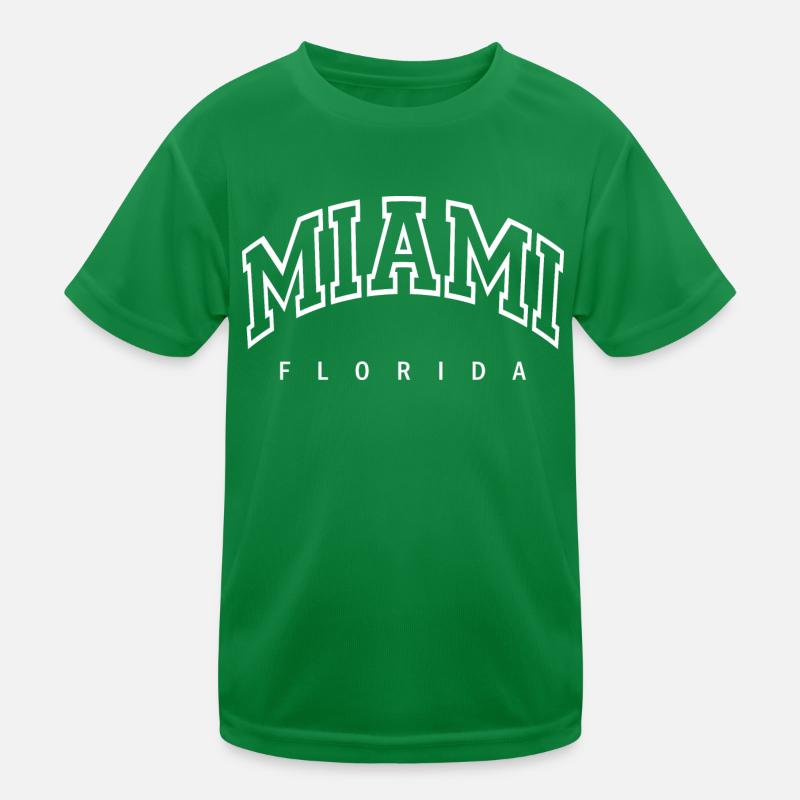 Miami Kinder Funktions-T-Shirt