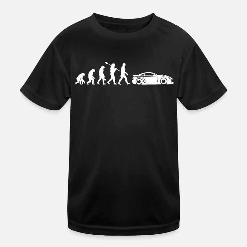 Evolution Sports Car Kids Functional T-Shirt