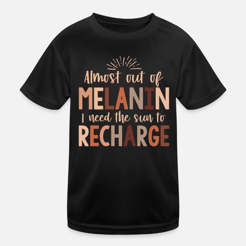 I have almost no melanin left and need the Kids Functional T-Shirt
