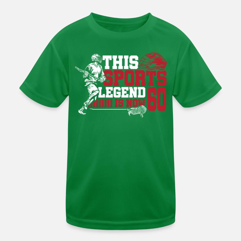 Cette légende du sport a maintenant 60 ans, jeu de crosse T-shirt sport Enfant
