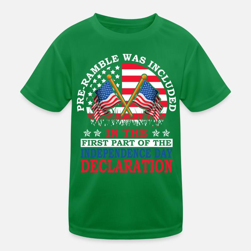 Pre-ramble War Inbegriffen 4. Juli Kinder Funktions-T-Shirt