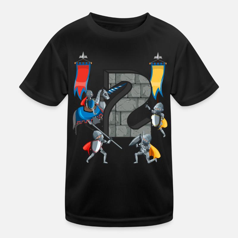 Medieval Knights Medieval History Kids Functional T-Shirt