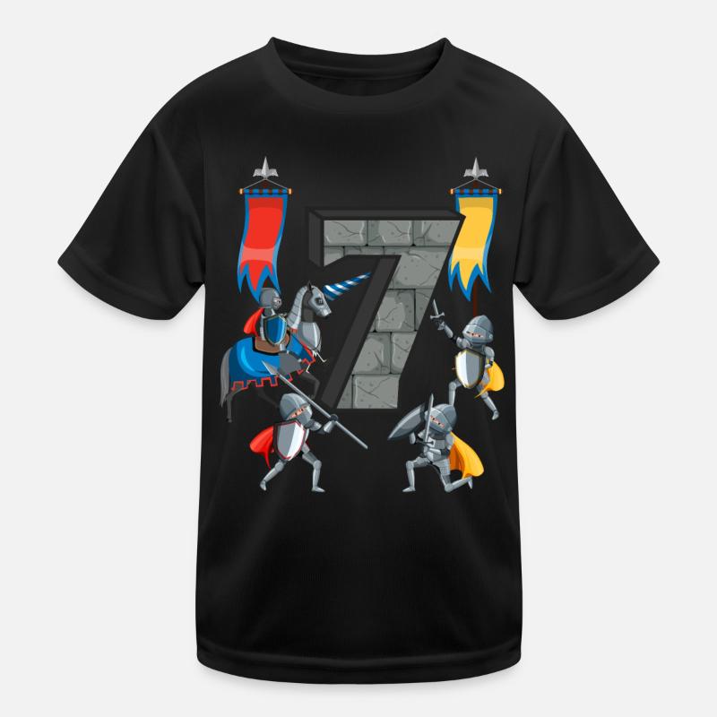 Mittelalterliche Ritter Mittelalter Geschichte Kinder Funktions-T-Shirt