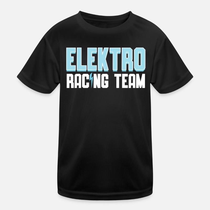 Electro Racing Team | Elektroauto Shirt | Kinder Funktions-T-Shirt