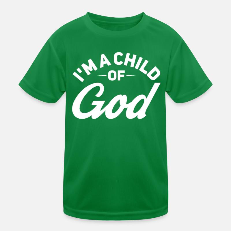 Ich Bin Ein Kind Gottes Christliche Religion Kinder Funktions-T-Shirt