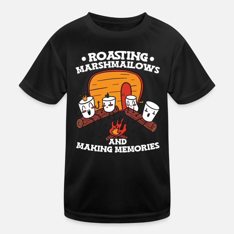 Roast marshmallows and create memories Kids Functional T-Shirt