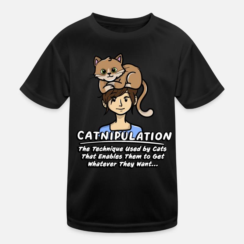 Technique De Catnipulation De Chaton Amant Chat Mignon T-shirt sport Enfant
