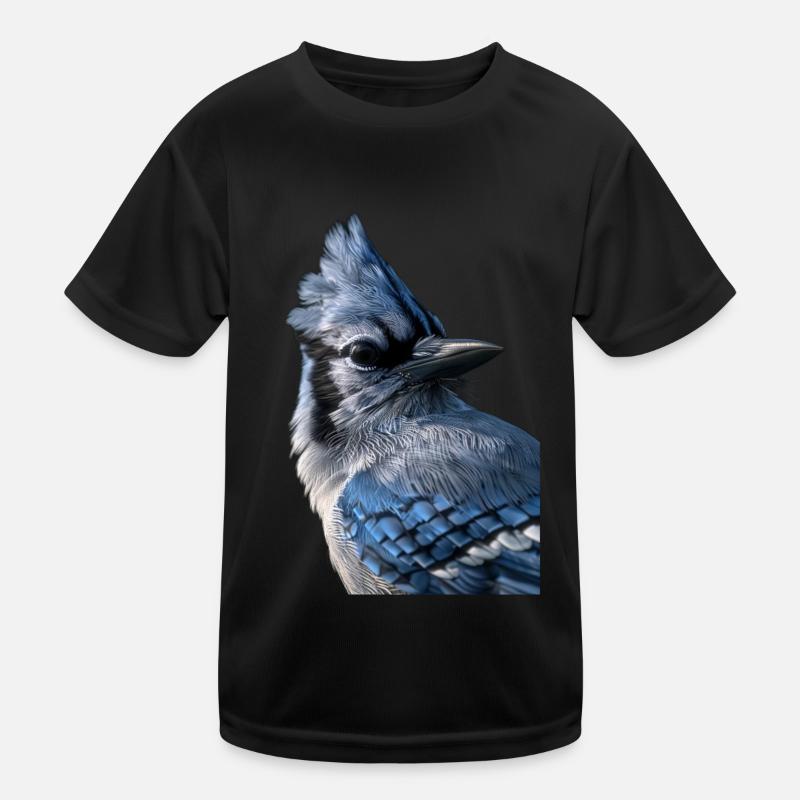 Blue jay Kids Functional T-Shirt